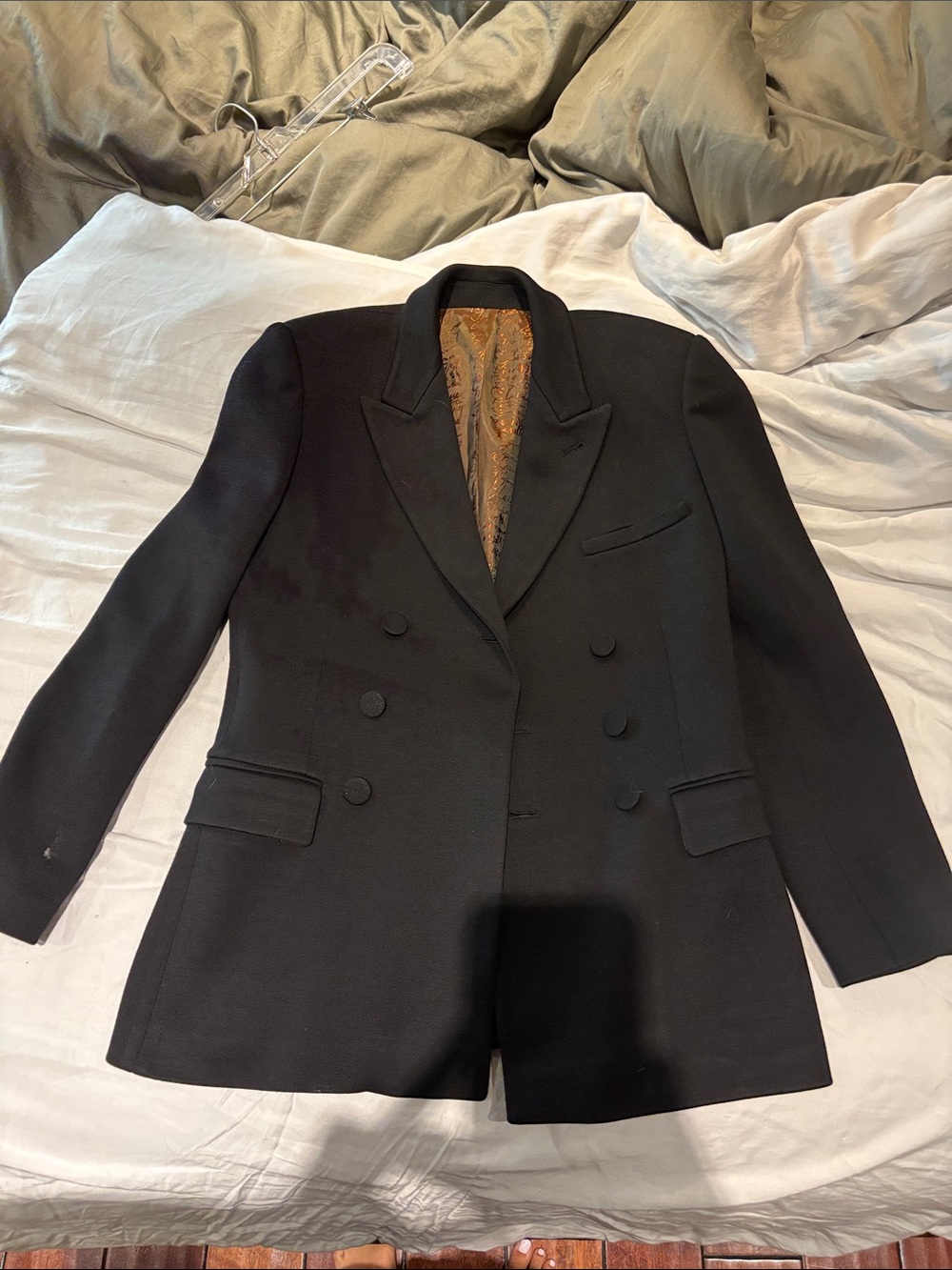 Jean Paul Gaultier Black Double-Breasted Blazer